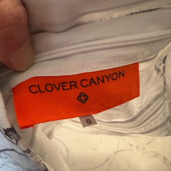 SMALL EUC WOMENS CLOVER CANYON SHORTS MARBLE EFFECT IN BLACK AND WHITE - Picture 5 of 5